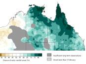 WET SEASON FORECAST: Big parts of northern Queensland and the Northern Territory look set to receive a drenching with an early start to the wet season expected.