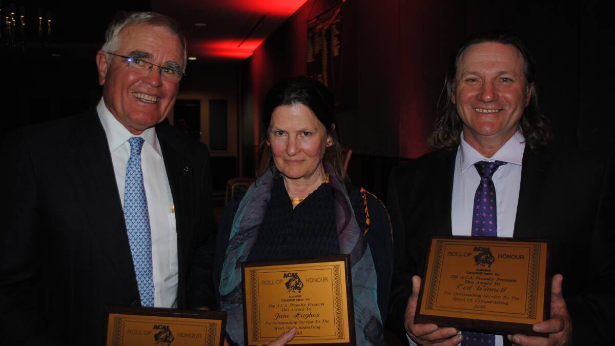 HONOUR ROLLERS: Peter and Jane Hughes, Tierawoomba, Nebo, and Ted Winnett, Casino.