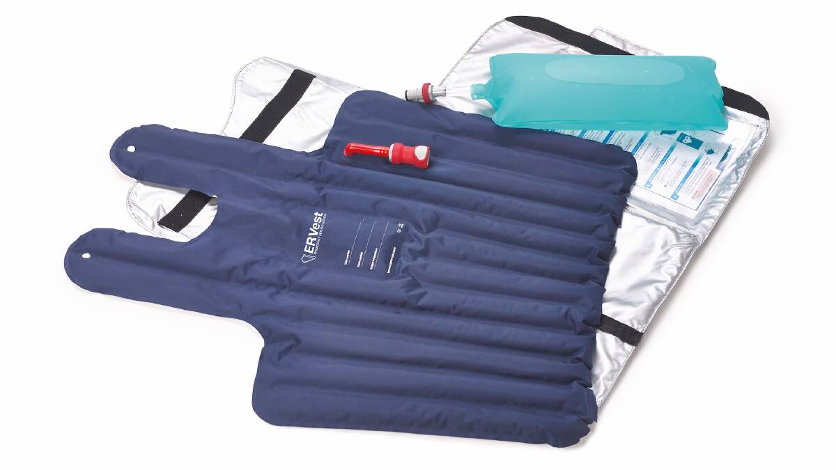 The ERVest has been hailed as a life saver for workers in remote areas by the medical community. 