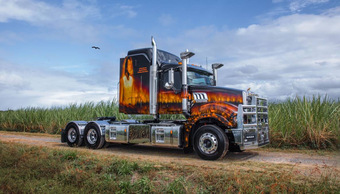 Barnsey's 'Working Class Mack' will be auctioned online by Pickles on June 13 to raise funds for drought relief. 