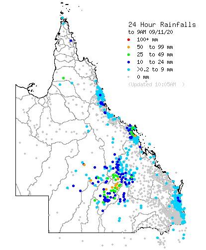 Sunday rain delivers western Qld boost