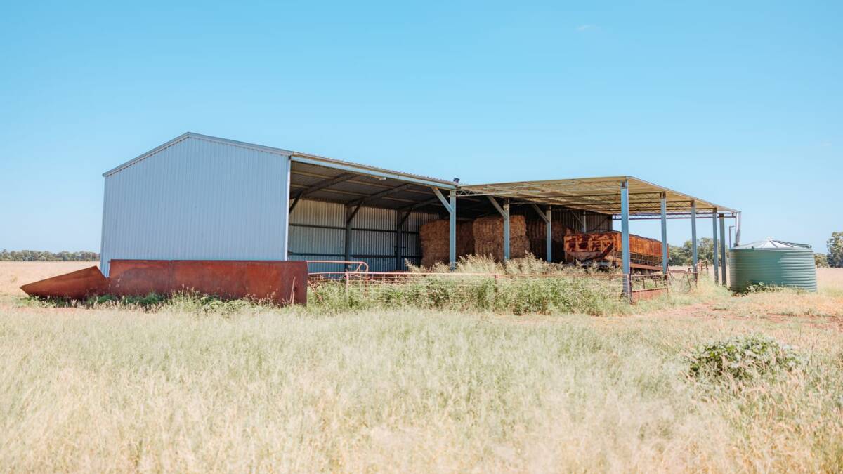 Improvements include a two machinery sheds and a hayshed. Picture supplied