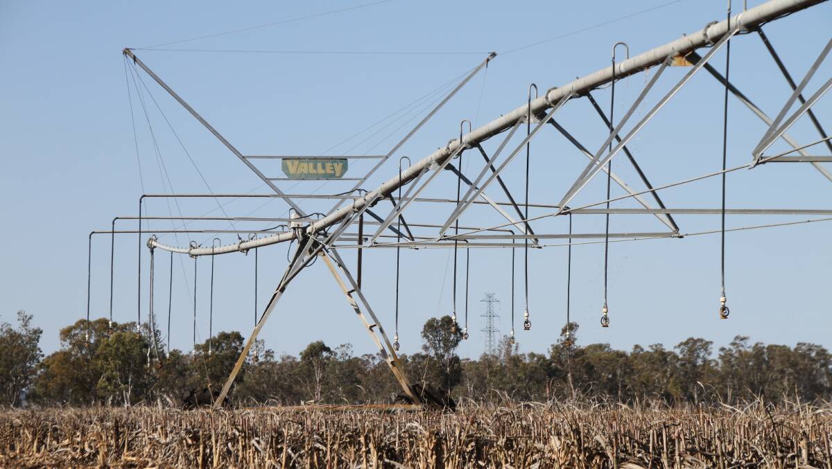A six span Valley centre pivot irrigator with an end tow is offered with the property.