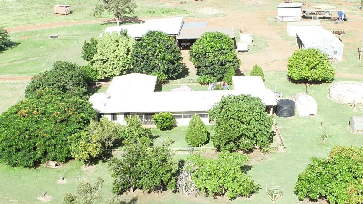 The homestead complex includes the recently renovated main home, donga quarters, machinery sheds, workshop, hay shed, and horse complex. Picture - supplied