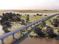 Darling Downs farmers say they are committed to working with the Albanese government to get Inland Rail off the Condamine River floodplain. Image - ARTC
