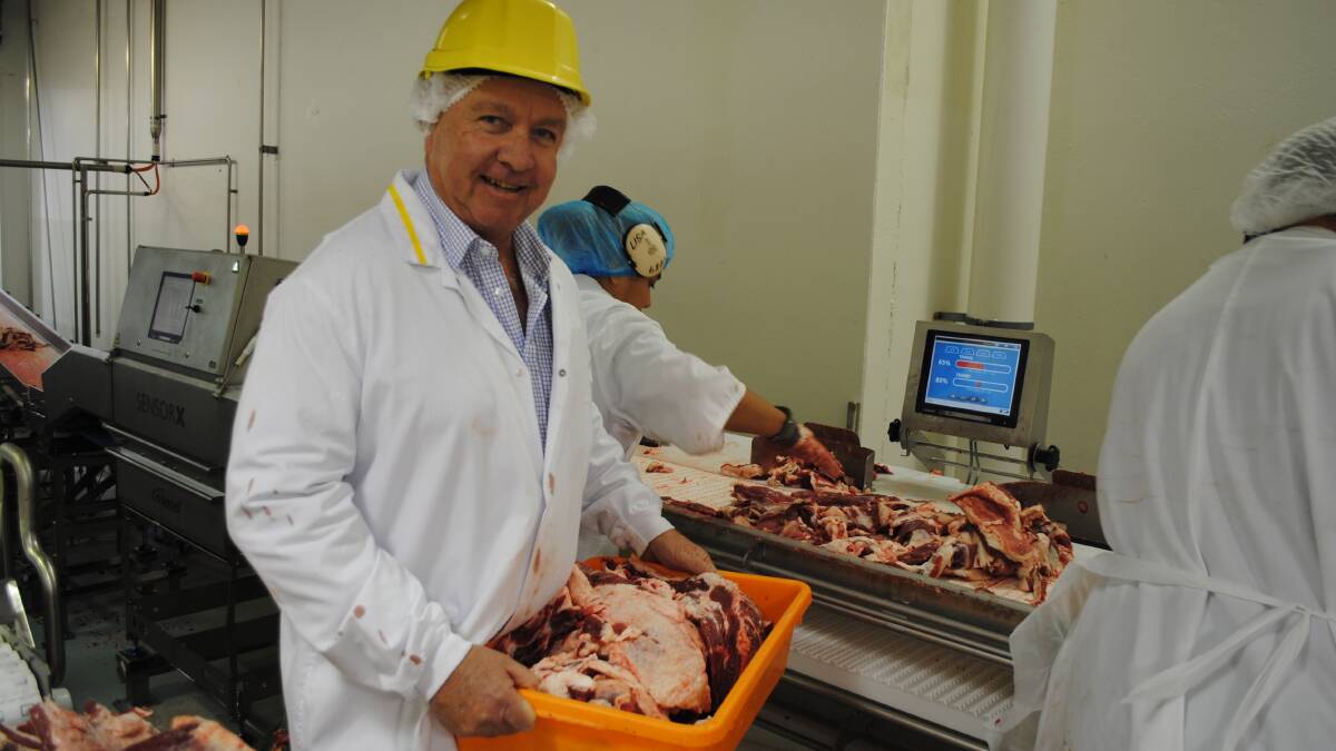 BETTER BEEF: Oakey Beef Exports general manager Pat Gleeson says it's all about identifying and implementing the one percenters to constantly improve the efficiency of the business. 